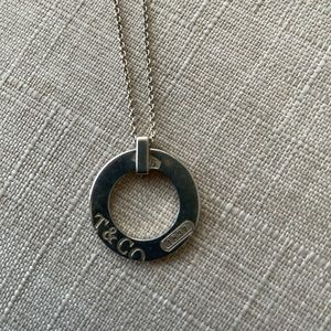 Sterling Silver 1837 Open Circle Pendant Necklace